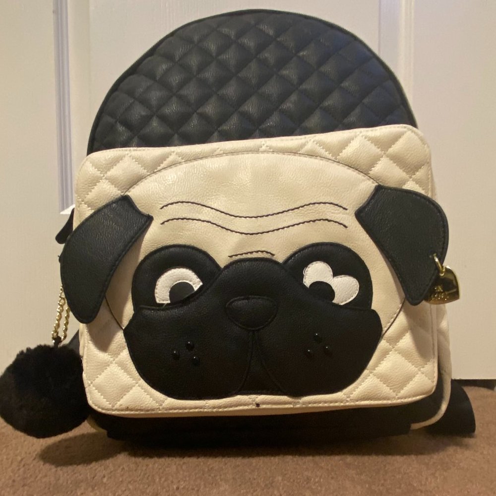 Betsy Johnson Pug Backpack